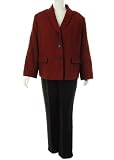 Evan Picone Plus Size Suit, Contrast Jacket & Pants