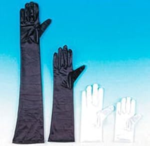 Be Wicked Women's Long Spandex Gloves, Black, 57cm