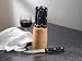 CASA SET OF 6 STEAK KNIVES IN A RUBBERWOOD BLOCK