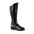 Knee Boot With Inner Zipper Gothic Costume Boots MENS SIZING Black