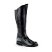 Knee Boot With Inner Zipper Gothic Costume Boots MENS SIZING Black