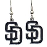 San Diego Padres Dangle Earrings - MLB Baseball Fan Shop Sports Team Merchandise