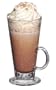 "Costa" style V Shaped latte coffee glass (250ml/9oz) Set of 4