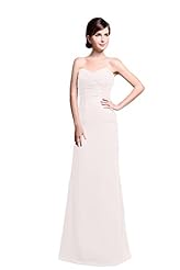 Lace-Up Floor Length Chiffon Sweetheart Party Dress 