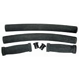 Sunlite Cruiser Foam 4 Piece Set Bicycle Grips, Black