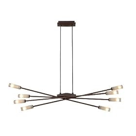 Eglo 84032A Bix Classic, 8-Light Pendant Light Fixture by Eglo