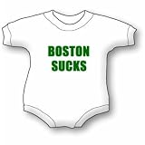Boston Sucks 3 Baby Ultrasoft Onesie