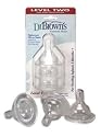 Dr Brown's Level-2 Silicone Nipple - 3 Pack - fits wide-neck only