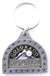 Colorado Rockies Pewter Keychain