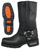 Xelement Harness Biker Motorcycle Boots with Lug Sole - 9.5