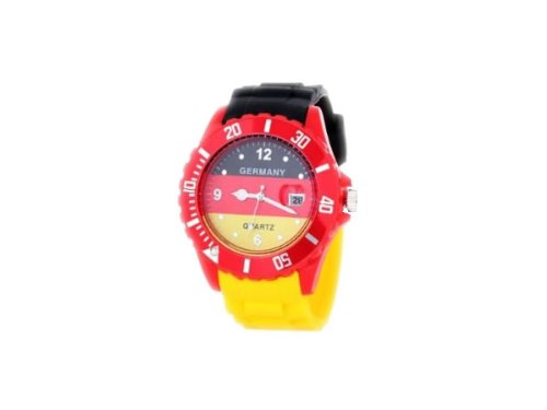 Deutschland Fanuhr Silikon inkl. Trendshop Bonus