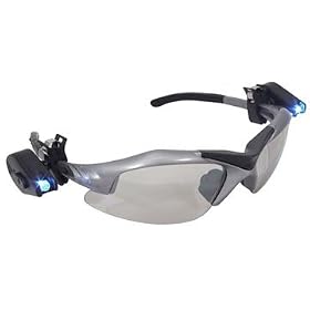 Radians RadlightTM - Clip-on LED light for safety glasses and hard hats - 1 Pair