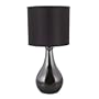 Lloytron L634BH Eclipse Touch Table Lamp, Black