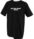 Got Star-Nosed Moles? Animal Animals Pets T-Shirt Tee Shirt Top L Yellow
