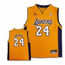 NBA Los Angeles Lakers Youth Kobe Bryant Home Replica Jersey  (Gold, Large)