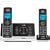 Vtech DECT 6.0 Black/White Expandable 2-Handset Cordless Phone System with Digital Answering Device and Caller ID (LS6225-2)