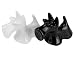 Present Time Salt & pepper set Scotty Dog ceramic bk & wh