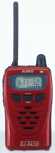 ALINCO 特定小電力型トランシーバー 20ch ワインレッド DJ-PA20R