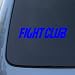 FIGHT CLUB - Fighting Boxing - Vinyl Car Decal Sticker #1664 | Vinyl Color: Blue
