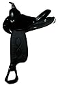 Big Horn Cordura & Leather Round Saddle QHB