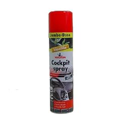 NIGRIN Cockpitspray Vanille 400ml, reinigt und pflegt Kunststoffe, wirkt farbauffrischend, glanzaktivierend und geruchsverbessernd