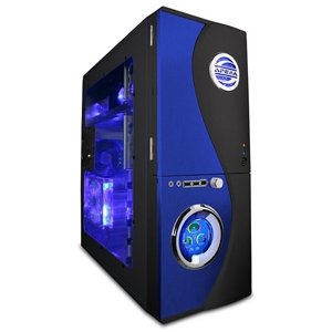Cover image : Apevia X-Telstar X-Telstar-BL - Full tower - ATX - no power supply - blue - USB/FireWire/Audio