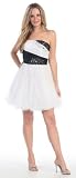 Strapless Cocktail Party Junior Prom Dress #2797