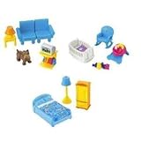 NEW MY FIRST DOLLHOUSE 3 ROOMS BABY TV MOM DAD