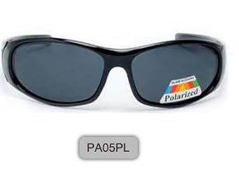 Click here to buy Mens Sports Designer Fashion Sunglasses - Golf Baseball etc - Black PA05PL - POLARIZED by SharpShades.