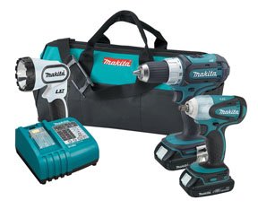 Makita LXT311H 18-Volt LXT Cordless Lithium-Ion 3-Piece Combo Kit