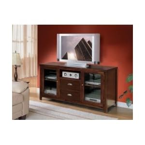 Tribeca Loft Tall Console Flat Panel Television Stand in Cherry