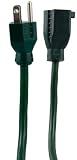 Extension Cords: GE 55006 Indoor/Outdoor 40-Foot General Purpose Grounded Extension Cord, Green