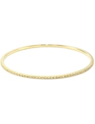 KC Designs "Eternity Bangle" 14k Yellow Gold and Diamond Slip On Bangle Bracelet