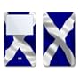 St. Andrew's Cross Design iPod classic 80GB/ 120GB Protector Skin Decal Sticker