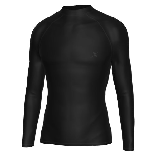 GearX Men's Long-Sleeve Mock-Neck Baselayer For All Seasons