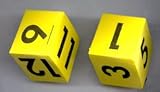 FOAM DICE 2 NUMERAL SET OF 2