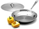 All Clad 12 Inch Stainless Steel Fry Pan with Lid