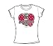 Search : I Love Lucy - Funny & Fabulous Juniors / Girls T-Shirt In White