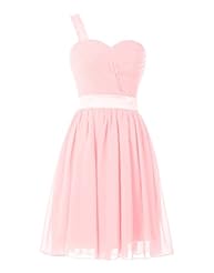 Chiffon Short One Shoulder  Dress