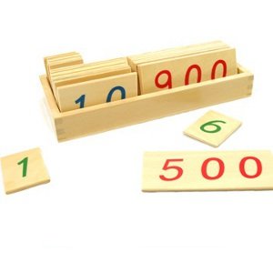 Montessori Zahlenkarten 1-1000