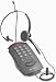 PLNT10 - Single Line Telephone With Convertible Headset, Gray