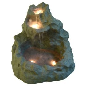 Pyle Home PLWFT1 6.5-Inch 2-Way Waterproof Fountain Rock Garden Speaker