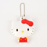 Hello Kitty Cosmetic Hand Mirror Keychain Blue