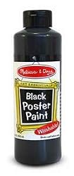 MELISSA & DOUG BLACK POSTER PAINT 8 OZ