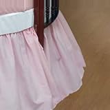 Round Crib Solid Dust Ruffles - color ecru