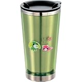 CAPTAINSTAG(キャプテンスタッグ)お茶犬 クリアフタ付カップ440ML (グリーン) M-7015
