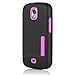 Incipio Sa-322 Silicrylic for Samsung Relay 4G - 1 Pack - Retail Packaging - Black/Neon Pink