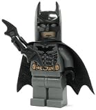 Batman (Dark Grey) - LEGO Batman Minifigure with Batarang