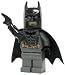 Batman (Dark Grey) - LEGO Batman Minifigure with Batarang