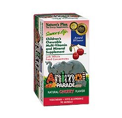 Nature's Plus - Animal Parade Natural Cherry Flavor, 90 Animals Nature's Plus - Animal Parade Natural Cherry Flavor, 90 Animals